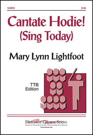 Cantate Hodie! TTB choral sheet music cover Thumbnail